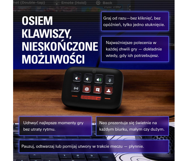 Elgato Stream Deck Neo Black - 1346849 - zdjęcie 3